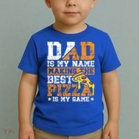 Funny Pizza Lover For Dad Humor For Father's Day Gift Toddler T-Shirt thumb 2
