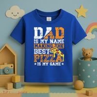Funny Pizza Lover For Dad Humor For Father's Day Gift Toddler T-Shirt thumb 3