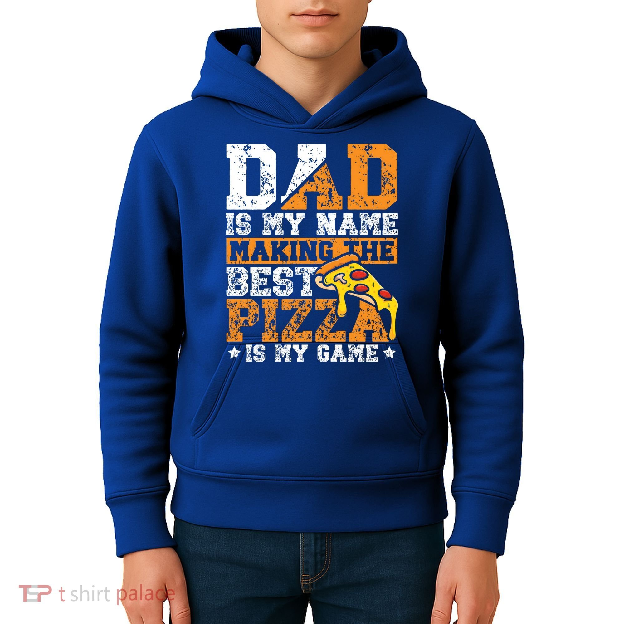 Funny Pizza Lover For Dad Humor For Father's Day Gift Kids Hoodie