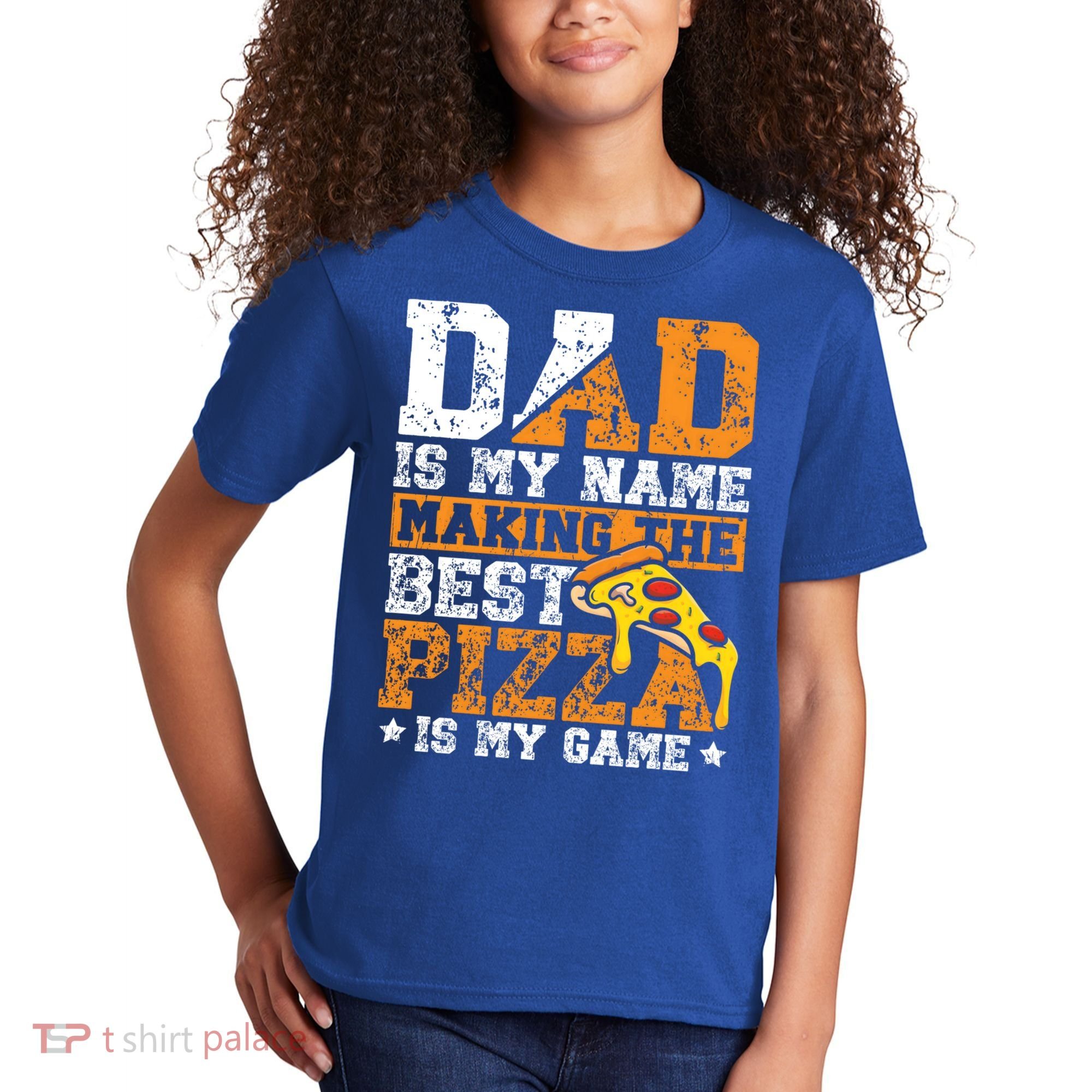 Funny Pizza Lover For Dad Humor For Father's Day Gift Kids T-Shirt
