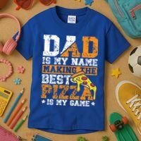 Funny Pizza Lover For Dad Humor For Father's Day Gift Kids T-Shirt thumb 3
