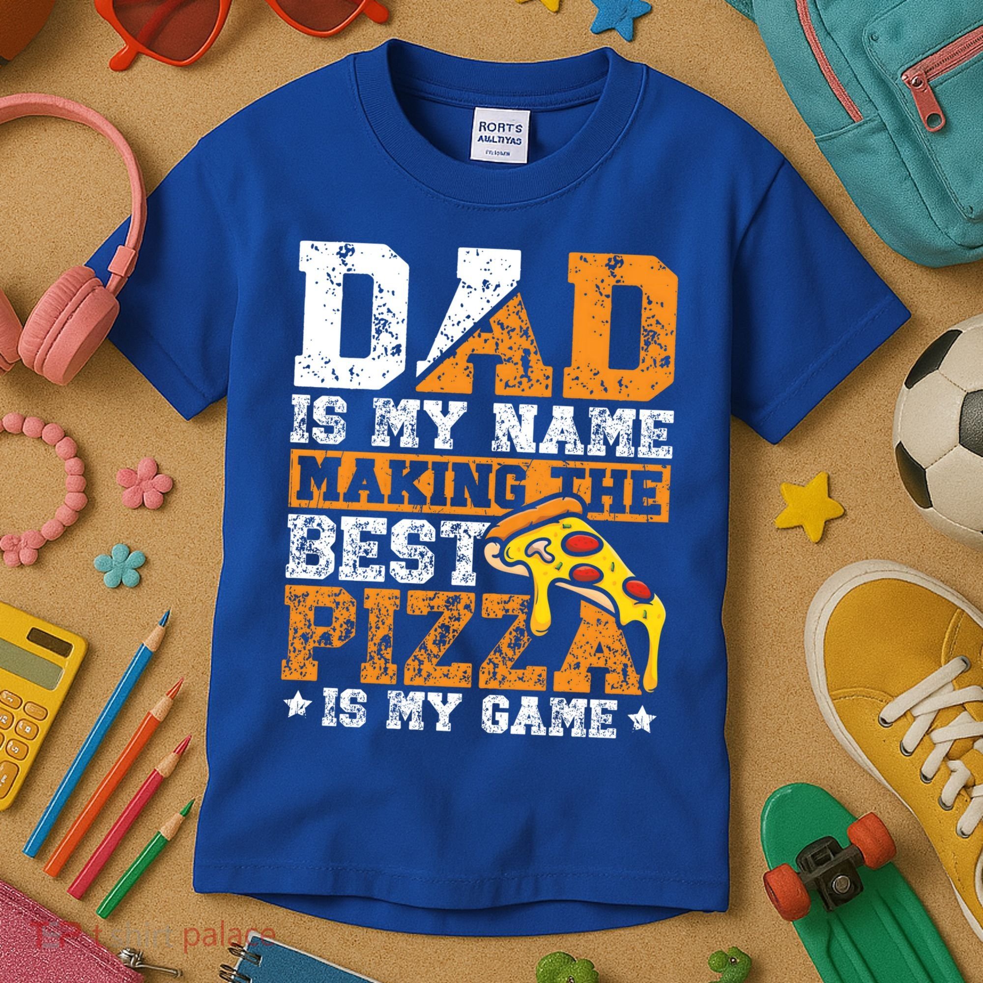 Funny Pizza Lover For Dad Humor For Father's Day Gift Kids T-Shirt