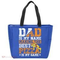 Funny Pizza Lover For Dad Humor For Father's Day Gift Tote Bag thumb 0