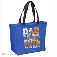 Funny Pizza Lover For Dad Humor For Father's Day Gift Tote Bag thumb 2