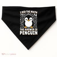 Funny Penguin Lover Cute Gift USA-Made Doggie Bandana thumb 0