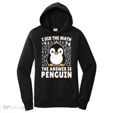 Funny Penguin Lover Cute Gift Women's Hoodie