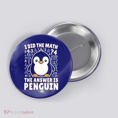 Funny Penguin Lover Cute Gift Button