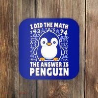Funny Penguin Lover Cute Gift Coaster thumb 0