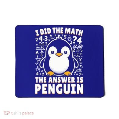 Funny Penguin Lover Cute Gift Mousepad
