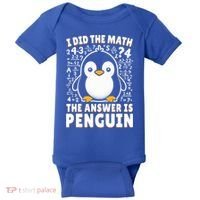Funny Penguin Lover Cute Gift Baby Bodysuit thumb 0
