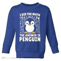 Funny Penguin Lover Cute Gift Toddler Sweatshirt thumb 0