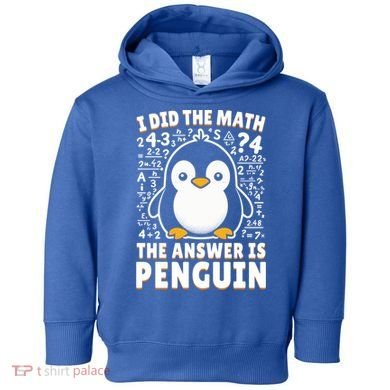 Funny Penguin Lover Cute Gift Toddler Hoodie