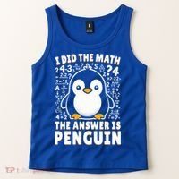 Funny Penguin Lover Cute Gift Tank Top thumb 2