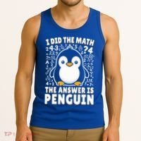 Funny Penguin Lover Cute Gift Tank Top thumb 3