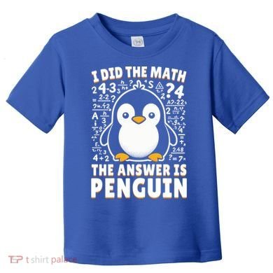 Funny Penguin Lover Cute Gift Toddler T-Shirt