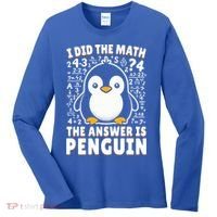 Funny Penguin Lover Cute Gift Women's Long Sleeve Shirt thumb 0
