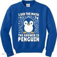 Funny Penguin Lover Cute Gift Kids Sweatshirt thumb 0