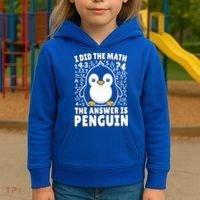 Funny Penguin Lover Cute Gift Kids Hoodie thumb 3