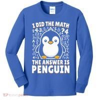 Funny Penguin Lover Cute Gift Kids Long Sleeve Shirt thumb 0