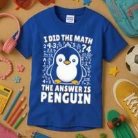 Funny Penguin Lover Cute Gift Kids T-Shirt thumb 3