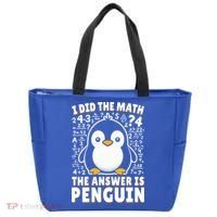 Funny Penguin Lover Cute Gift Tote Bag thumb 0