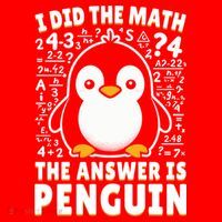 Funny Penguin Lover Cute Gift Santa Hat thumb 1