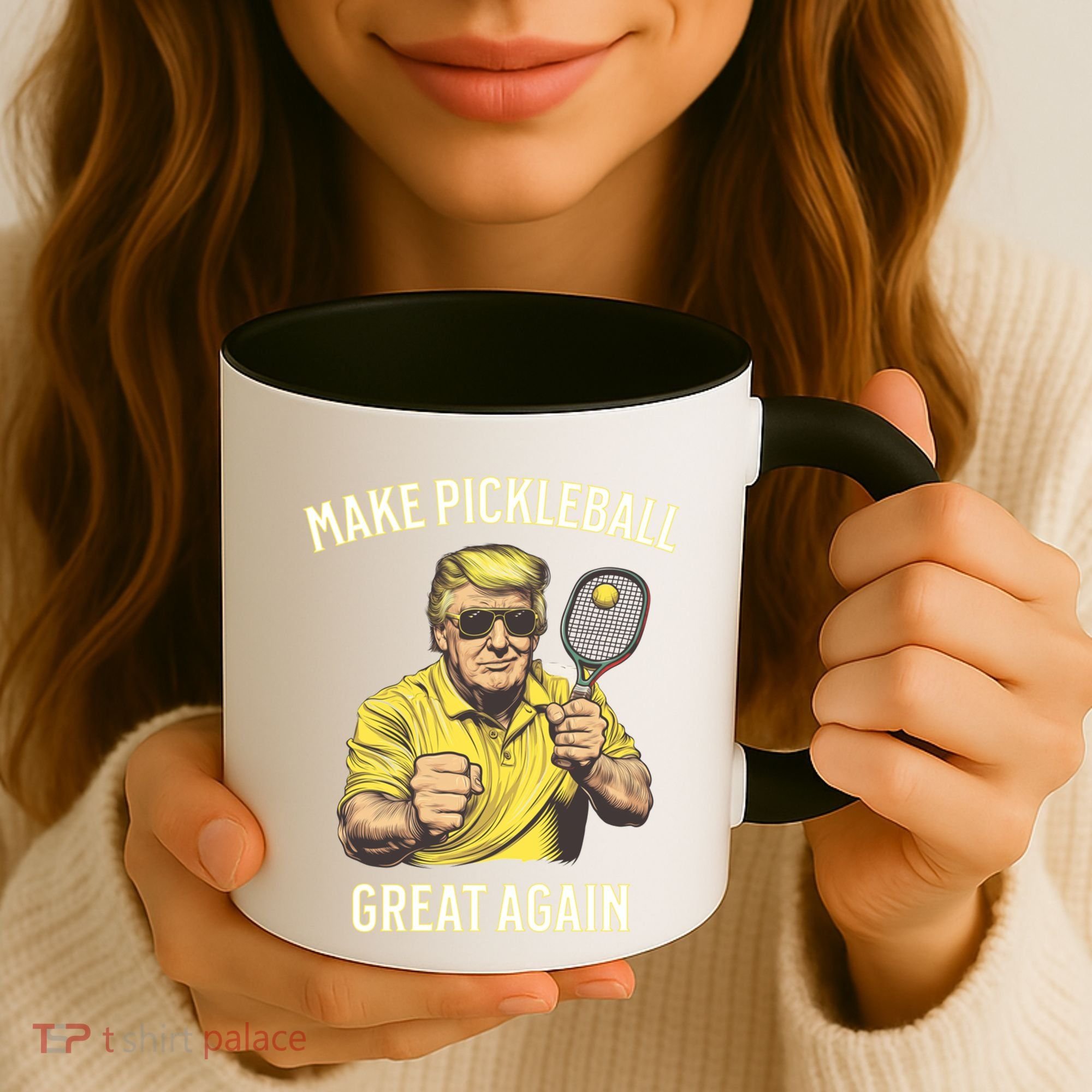 Funny Pickleball Lovers Graphics Pickle Ball Dad Grandad Gift Coffee Mug