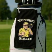 Funny Pickleball Lovers Graphics Pickle Ball Dad Grandad Gift Golf Towel thumb 2
