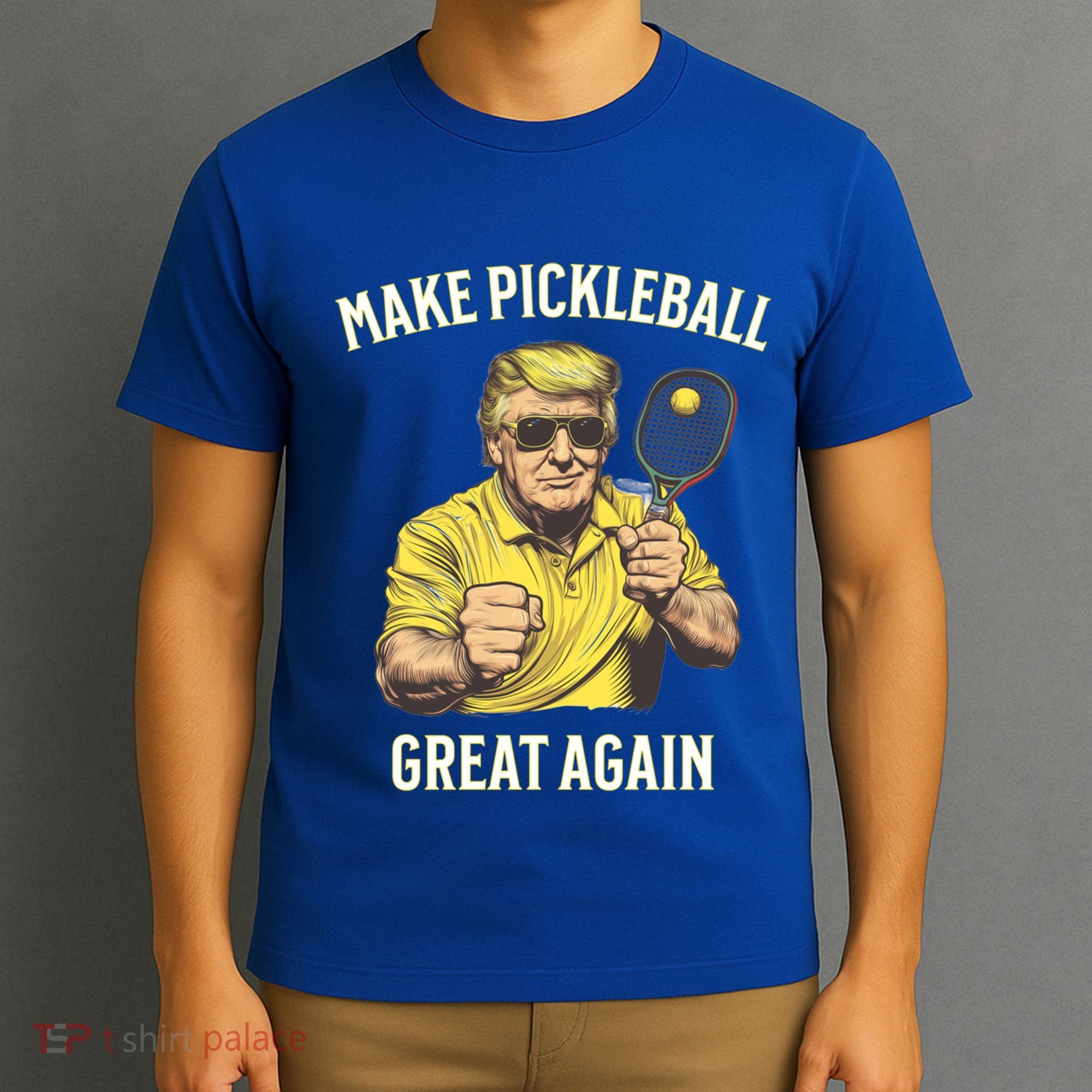 Funny Pickleball Lovers Graphics Pickle Ball Dad Grandad Gift T-Shirt