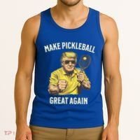 Funny Pickleball Lovers Graphics Pickle Ball Dad Grandad Gift Tank Top thumb 3