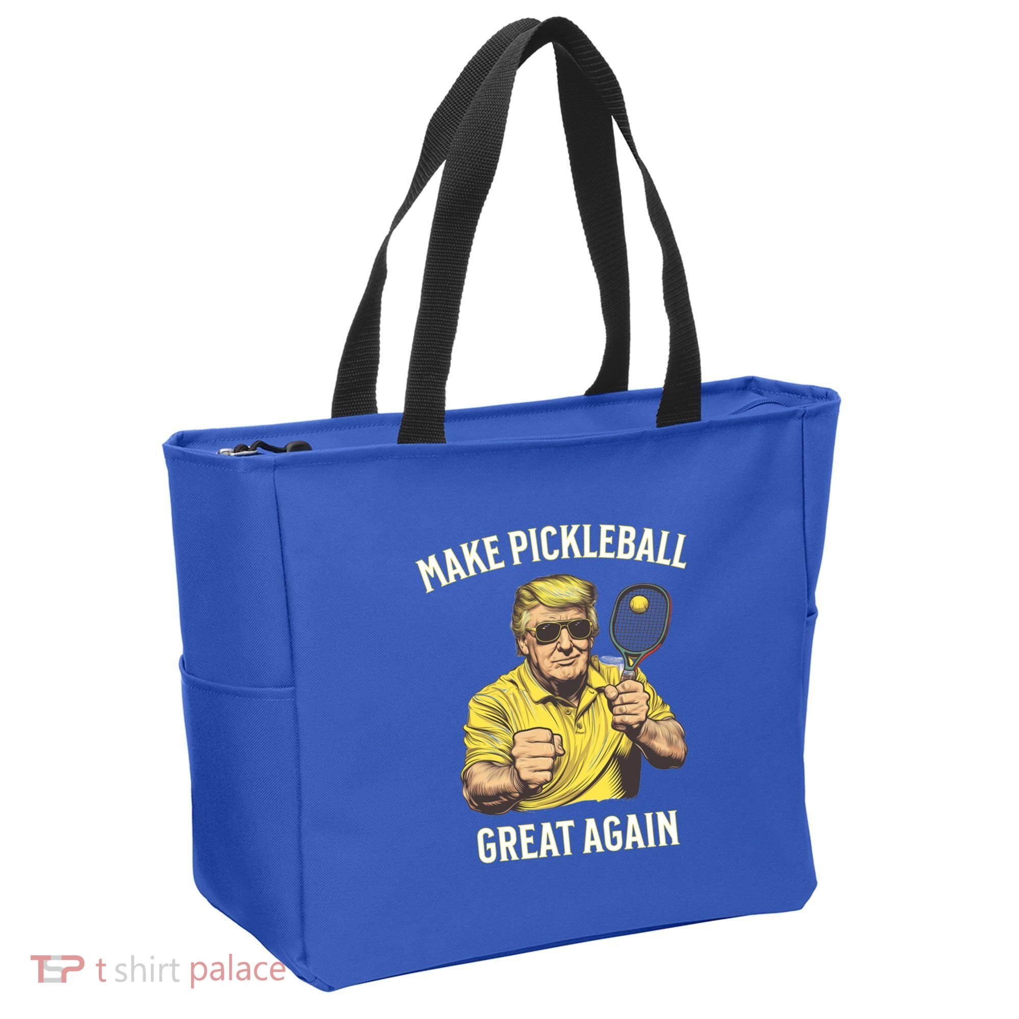 Funny Pickleball Lovers Graphics Pickle Ball Dad Grandad Gift Tote Bag