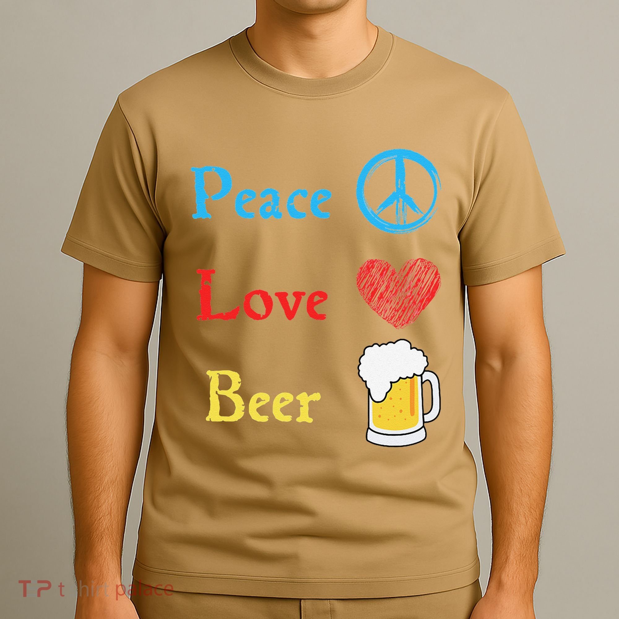 Funny Peace Love Beer T-Shirt