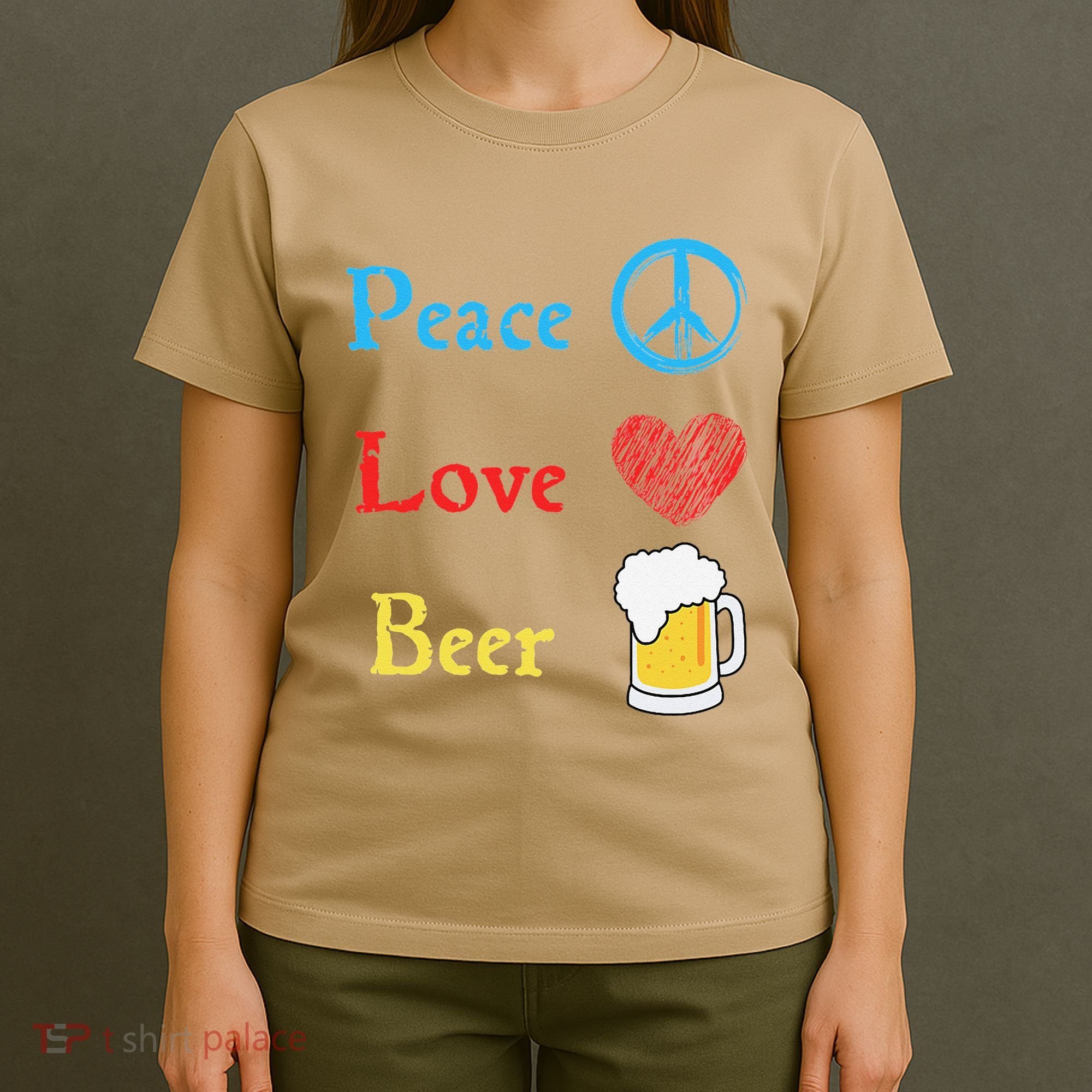 Funny Peace Love Beer T-Shirt