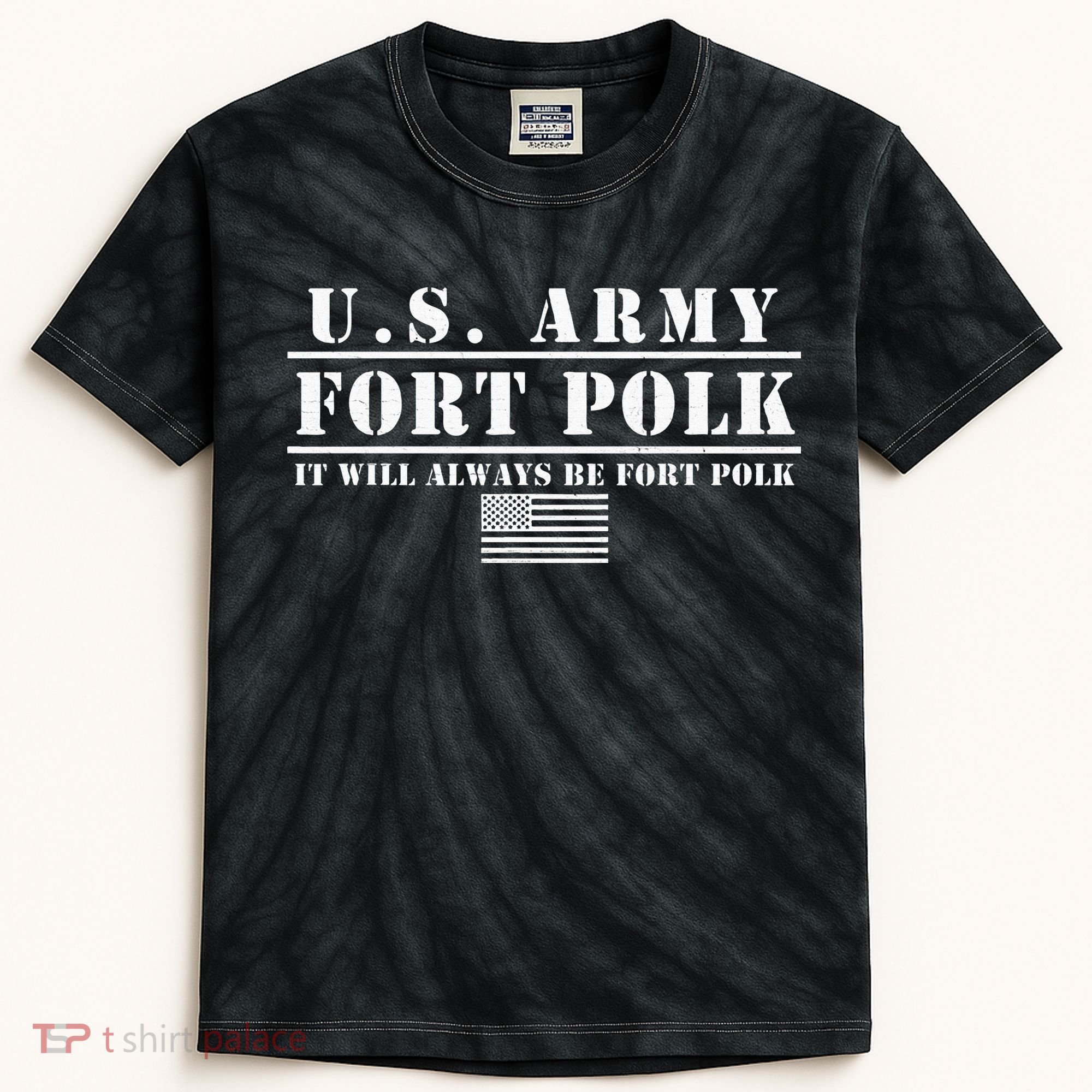 Fort Polk Louisiana Tigerland It Will Always Be Ft. Polk Kids Tie-Dye T-Shirt