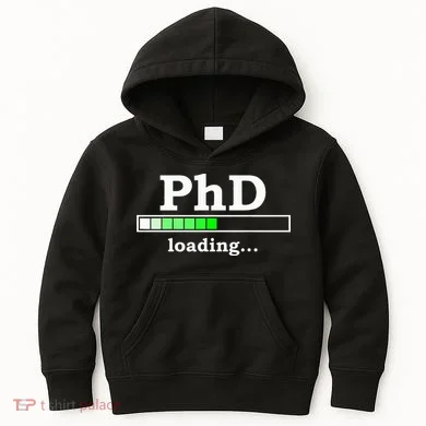 Future Phd Loading Funny Phinished Promotion Gift Kids Hoodie