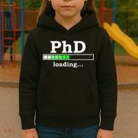 Future Phd Loading Funny Phinished Promotion Gift Kids Hoodie thumb 3