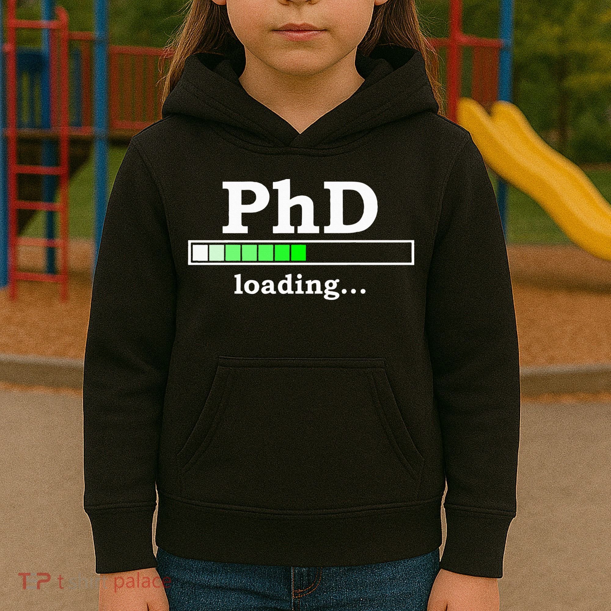 Future Phd Loading Funny Phinished Promotion Gift Kids Hoodie