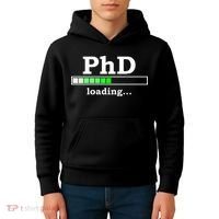 Future Phd Loading Funny Phinished Promotion Gift Kids Hoodie thumb 4