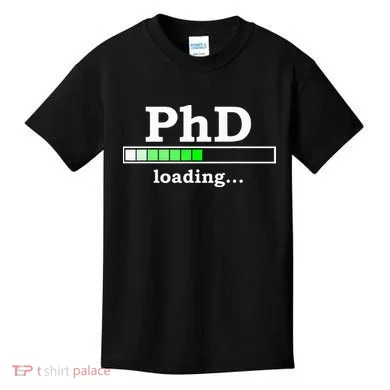 Future Phd Loading Funny Phinished Promotion Gift Kids T-Shirt