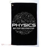 Funny Physics Lover Physics Humor Golf Towel thumb 0