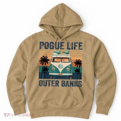 Funny Pogue Life Outer Banks Retro Vintage 1 Hoodie