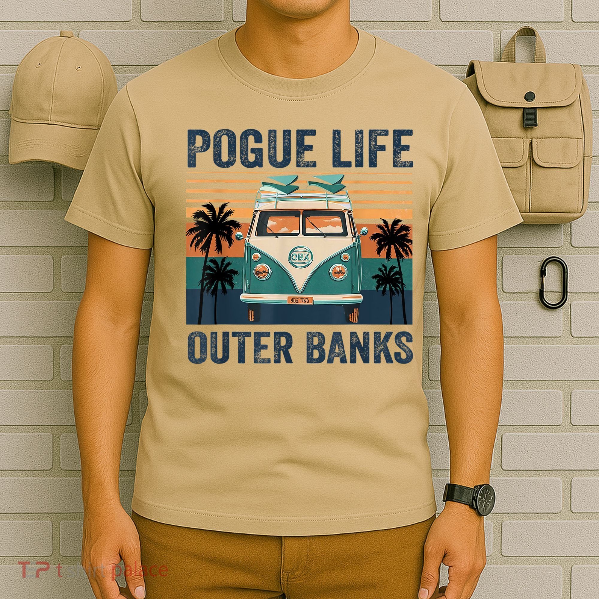 Funny Pogue Life Outer Banks Retro Vintage 1 T-Shirt