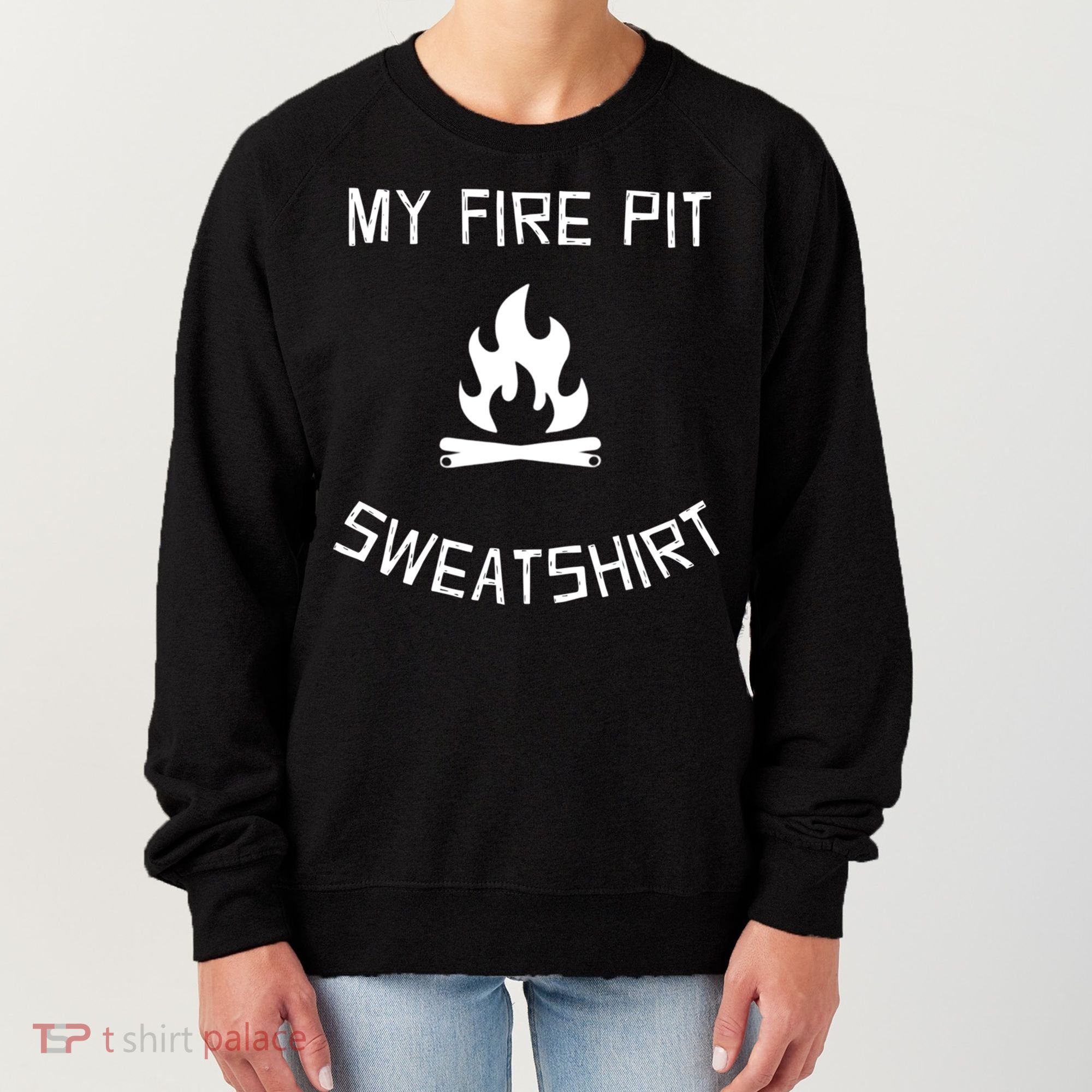 Fire Pit Lake Life Campfire Bonfire Camping Gift Women's Sweatshirt