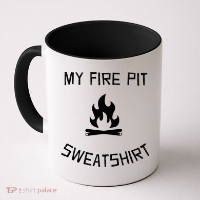 Fire Pit Lake Life Campfire Bonfire Camping Gift Coffee Mug