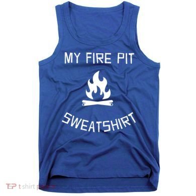 Fire Pit Lake Life Campfire Bonfire Camping Gift Tank Top