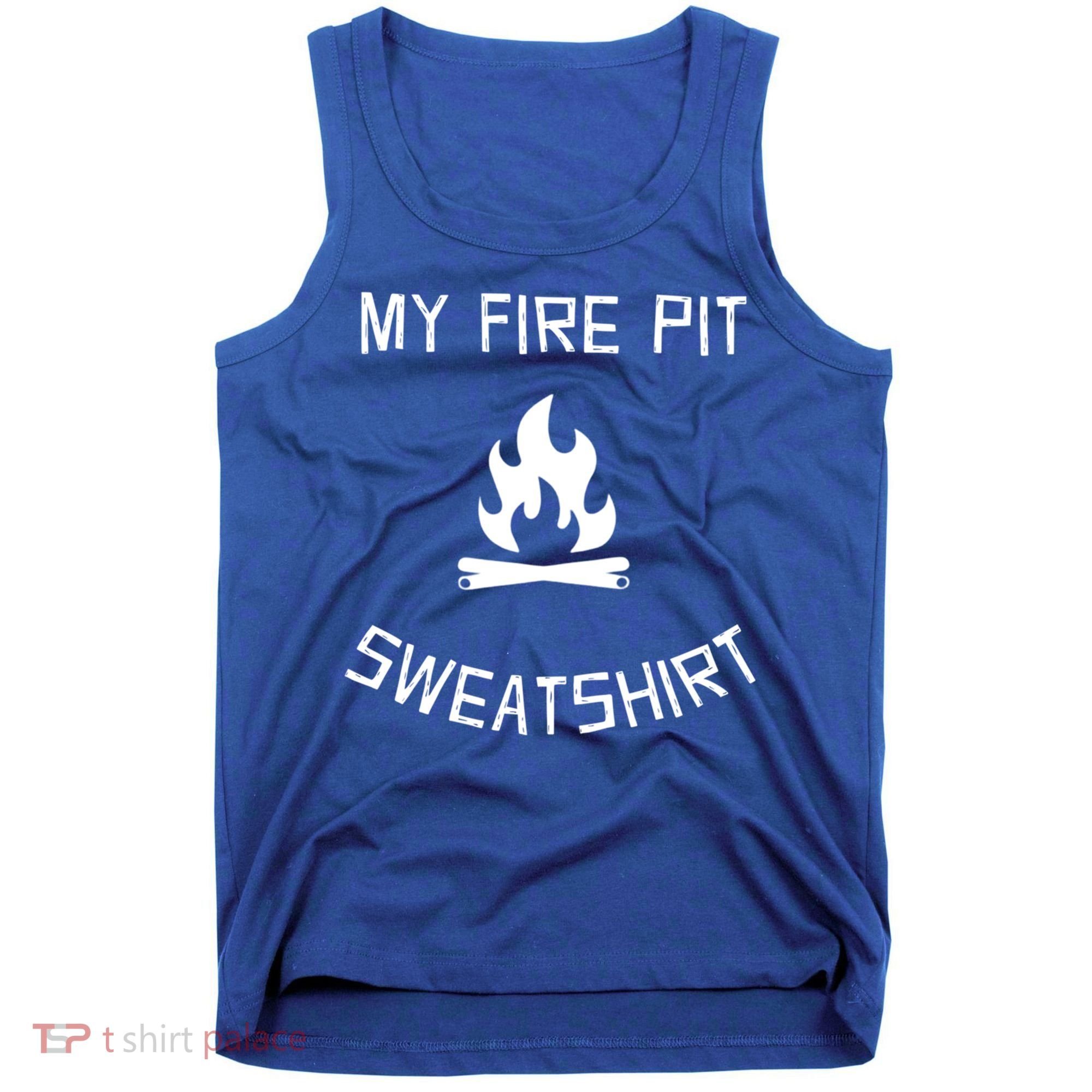 Fire Pit Lake Life Campfire Bonfire Camping Gift Tank Top