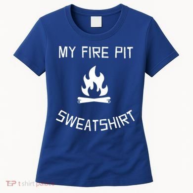 Fire Pit Lake Life Campfire Bonfire Camping Gift Women's T-Shirt