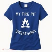 Fire Pit Lake Life Campfire Bonfire Camping Gift Women's T-Shirt thumb 0