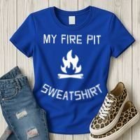 Fire Pit Lake Life Campfire Bonfire Camping Gift Women's T-Shirt thumb 3