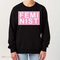 Feminist Pink Logo Women's Sweatshirt thumb 0